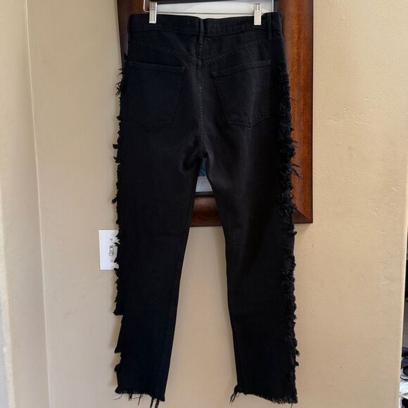 3x1 Distressed Boyfriend Crop Jeans 26 - Picture 7 of 7